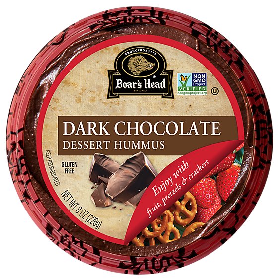 Boars Head Dark Chocolate Dessert Hummus - 8 Oz