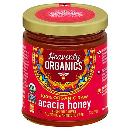 Heavenly Organics Honey Acacia - 12 Oz - Image 1