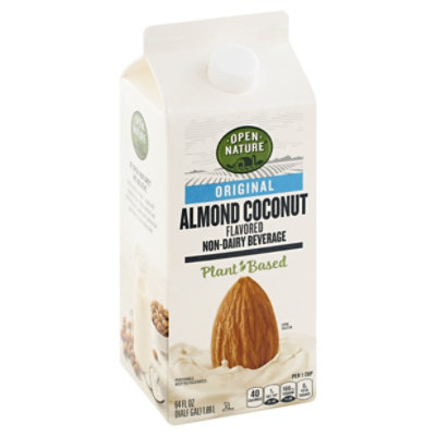 Open Nature Almond Milk With Coconut Original Half Gallon - 64 Fl. Oz.
