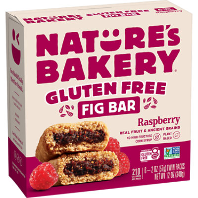 Natures Bakery Bar Fig Gf Raspberry 6ct - 12 Oz - Image 2