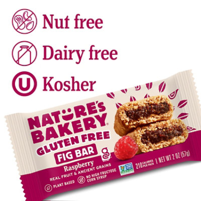 Natures Bakery Bar Fig Gf Raspberry 6ct - 12 Oz - Image 6