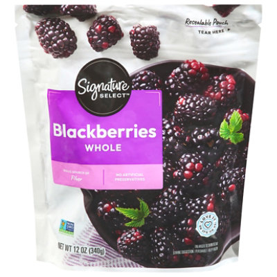 Signature SELECT Blackberries Whole Frozen - 12 Oz