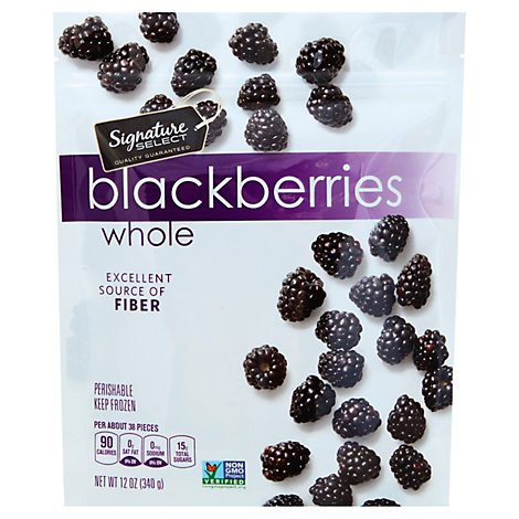 Signature SELECT Blackberries Whole Frozen - 12 Oz