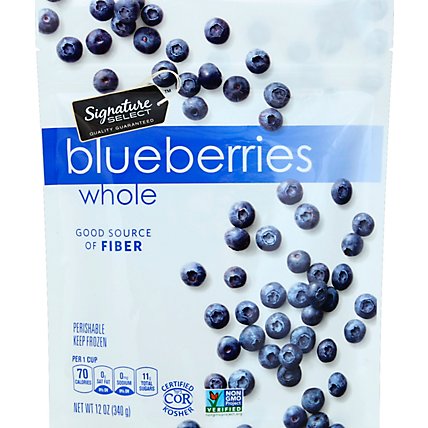 Signature SELECT Blueberries Whole Unsweetened - 12 Oz - Image 2