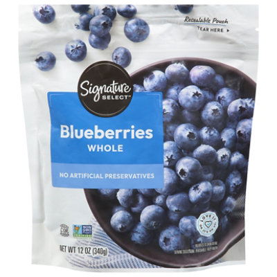 Signature SELECT Blueberries Whole Unsweetened - 12 Oz - Image 2