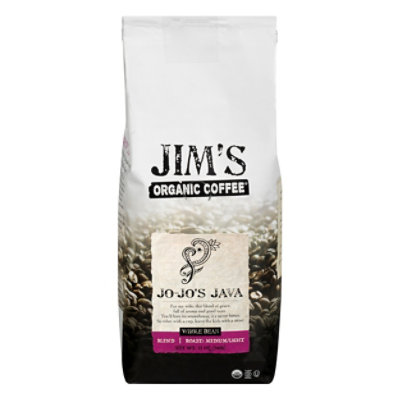 Jims Organic Coffee Bean Jojo Java - 12 Oz - Image 3