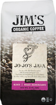 Jims Organic Coffee Coffee Grnd Jojos Java Org - 12 Oz - Image 2