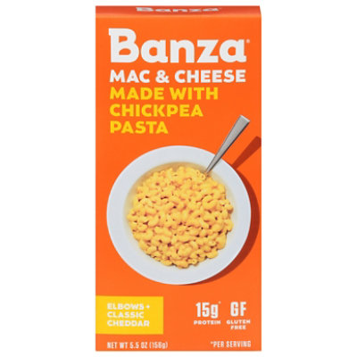 Banza Chickpea Pasta Mac & Cheese Classic Cheddar - 5.5 Oz - Randalls