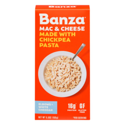 Banza Mac and Cheese Chickpea Pasta White Cheddar Box - 5.5 Oz - Image 3