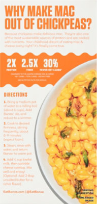 Banza Chickpea Pasta Shells & Cheese Classic Cheddar - 5.5 Oz - Image 6