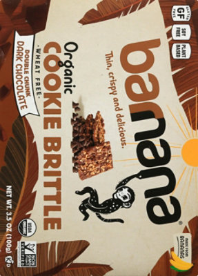 Barnana Brittle Banana Chocolate Organic - 3.5 Oz - Image 6