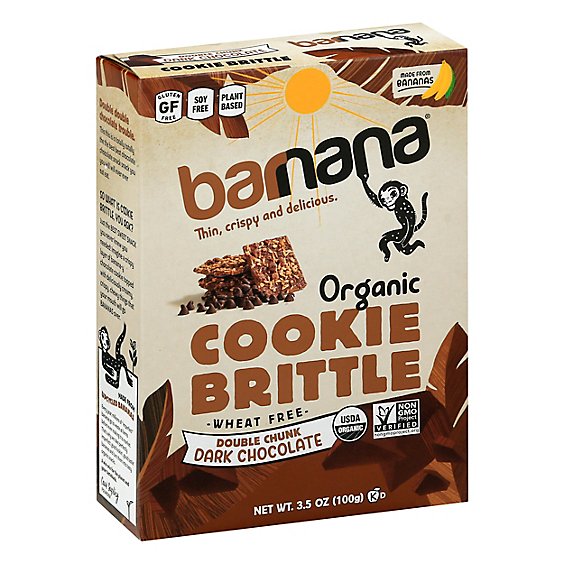 Barnana Brittle Banana Chocolate Organic - 3.5 Oz