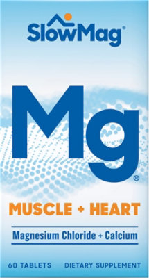 Slow Mag Magnesium Chloride A Dietary Supplement With Calcium - 60 Count - Image 2