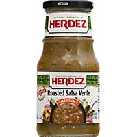 Herdez Salsa Roasted Verde Medium Jar - 15.7 Oz - Image 2