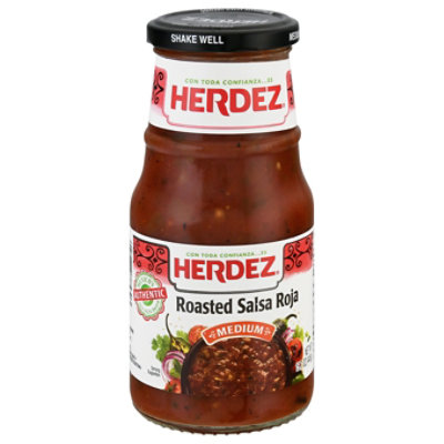 Herdez Salsa Roasted Roja Medium Jar - 15.7 Oz - Image 2