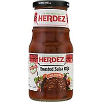 Herdez Salsa Roasted Roja Medium Jar - 15.7 Oz - Image 2