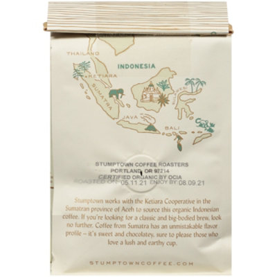 Stumptown Indonesia Sumatra Whole Bean Coffee Bag - 12 Oz - Image 4