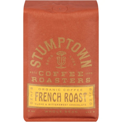 Stumptown French Roast Medium Roast Whole Bean Organic Coffee Bag - 12 Oz - Image 3