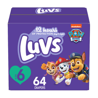 Luvs Baby Diapers Size 6 - 64 Count