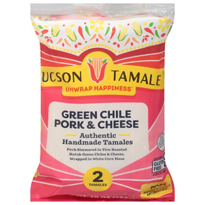 Tucson Tamale Company Tamale Grn Chle Prk Chese - 10 Oz