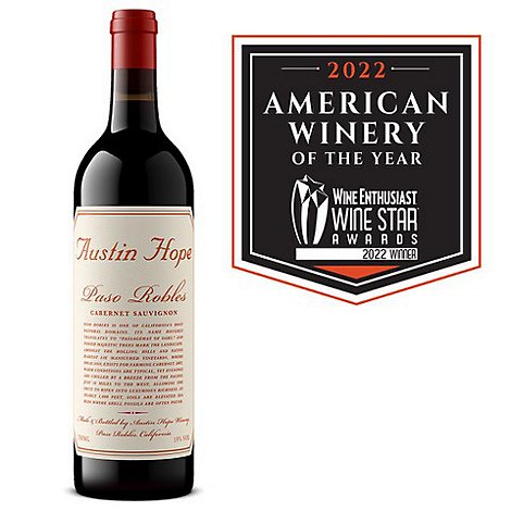 Austin Hope Wine Cabernet Sauvignon Paso Robles - 750 Ml
