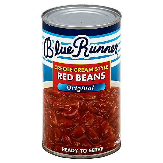 Blue Runner Red Beans Creole Cream Style Original - 27 Oz