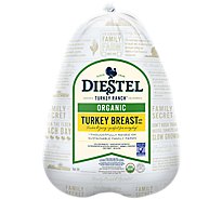 Diestel Family Ranch Organic Bone In Turkey Breast Frozen - Weight Between 4-6 Lb