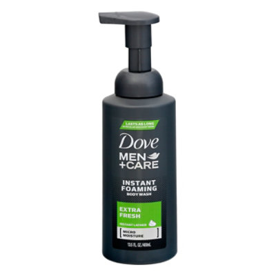 Dove Men+Care Body Wash Instant Foaming Extra Fresh - 13.5 Fl. Oz. - Image 3