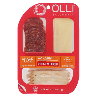 Olli Calabrese Asiago Cracker Snack Pack - 2 Oz - Image 3