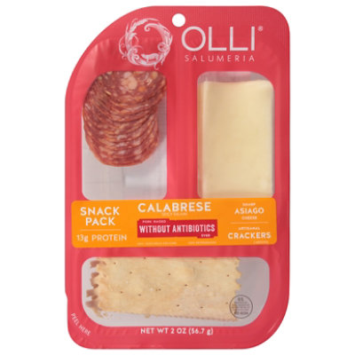 Olli Calabrese Asiago Cracker Snack Pack - 2 Oz - Image 2