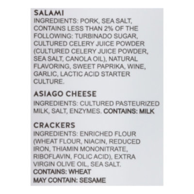 Olli Calabrese Asiago Cracker Snack Pack - 2 Oz - Image 5