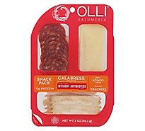 Olli Calabrese Asiago Cracker Snack Pack - 2 Oz