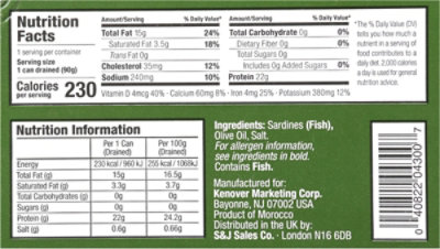 Sea Castle Boneless Skinless Sardines - 4.375 Oz - Image 5