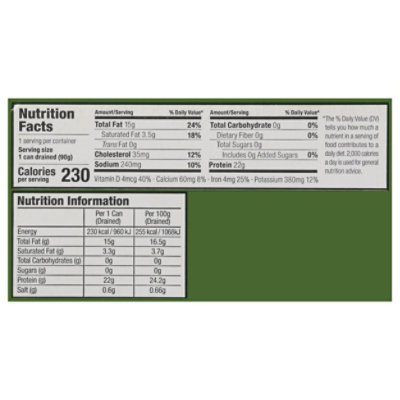 Sea Castle Boneless Skinless Sardines - 4.375 Oz - Image 3