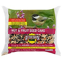 Audubon Park Wild Bird Food Nut & Fruit Seed Cake - 1.75 Lb - Image 1