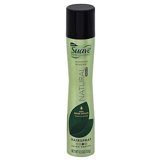 Suave Professionals Hairspray Compressed Micro Mist Natural Hold - 5.5 Oz
