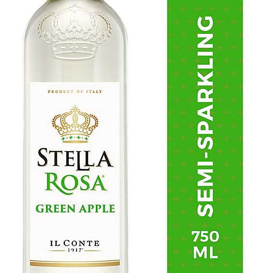 Stella Rosa Green Apple Semi Sweet White Wine - 750 Ml