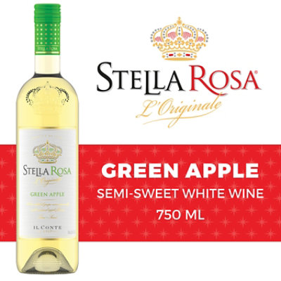 Stella Rosa Green Apple Semi Sweet White Wine - 750 Ml - Image 1