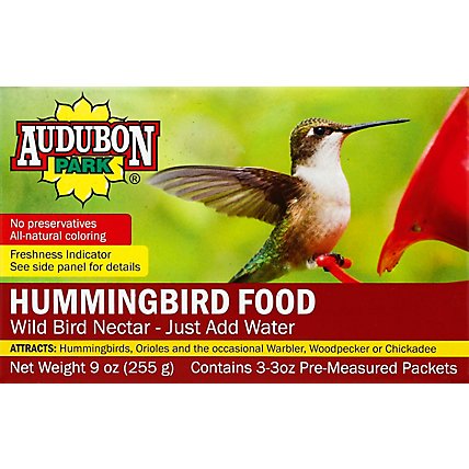Audubon Park Wild Bird Nectar Hummingbird Food Just Add Water Box - 3-3 Oz - Image 2