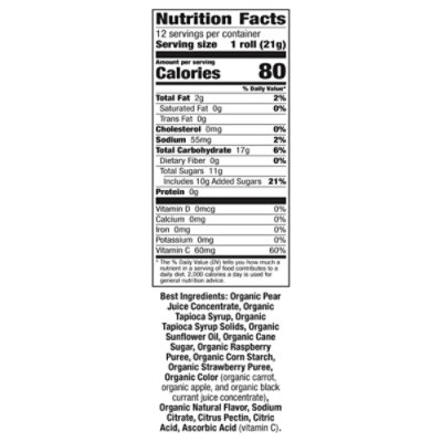 Annies Homegrown Really Peely Fruit Tape Organic Variety Pack 6 Strawberry 6 Berry - 12 Count - Image 3