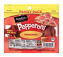 Signature SELECT Sliced Original Pepperoni Family Pack - 16 Oz