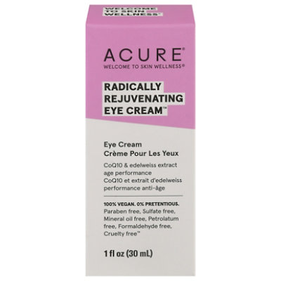 Acure Eye Cream Chlorella Edelweiss Extract - 1 Fl. Oz. - Image 3