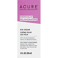 Acure Eye Cream Chlorella Edelweiss Extract - 1 Fl. Oz. - Image 1