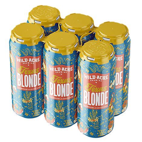 Wild Acre Texas Blonde In Cans - 6-12 Fl. Oz.