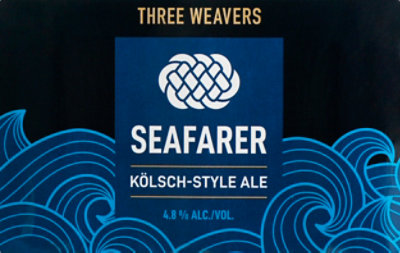 Three Weavers Brewing Co Seafarer Kolsch In Cans - 6-12 Fl. Oz. - Image 4