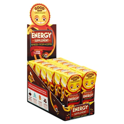 Good Day Chocolate Supplmnt Energy Chocolate - .99 Oz
