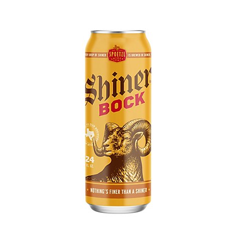 Shiner Bock In Cans - 24 Fl. Oz.