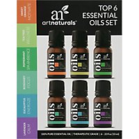artnaturals Top 6 Essential Oils - 6-.33 Fl. Oz. - Image 2