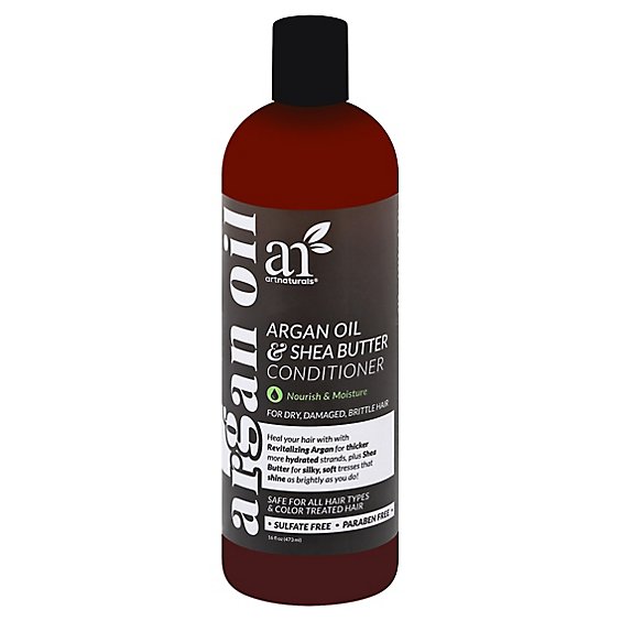 artnaturals Argan Oil & Shea Butter Conditioner - 16 Fl. Oz.