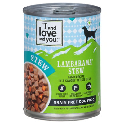 I And Love And You Dog Food Lambaramba Stew Can - 13 Oz